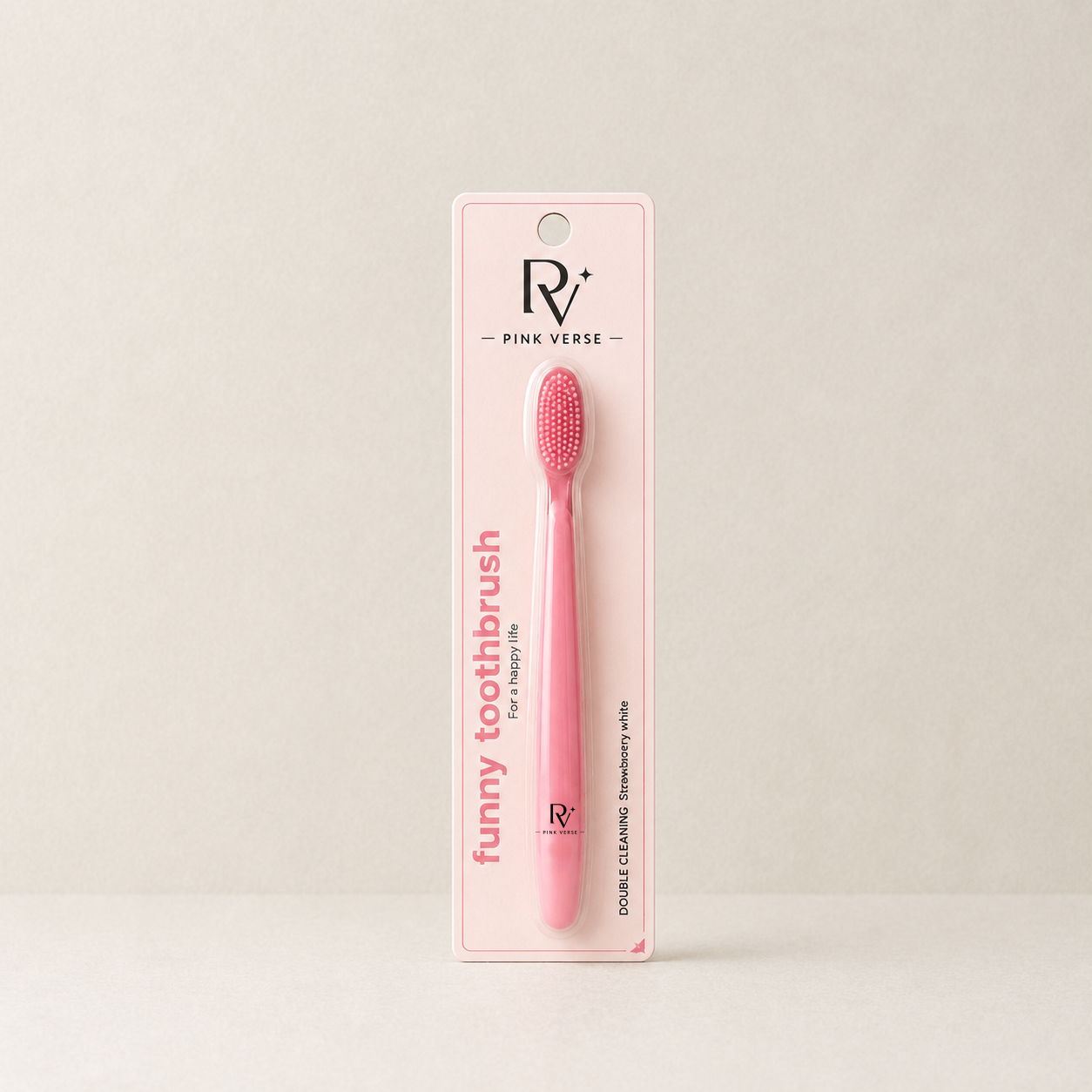 PINK VERSE 4 CM Long Head Toothbrush
